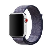 eses Nylon szíj Apple Watch-hoz - Sötétkék 42mm, 44mm, 45mm, 49mm