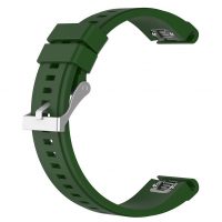 eses Szilikon pánt Garminhoz - Sötétzöld, QuickFit 26mm