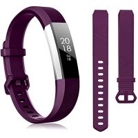 eses Szilikon szíj Fitbit Alta, Alta HR és Ace készülékekhez - S méret, lila