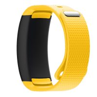 eses Szilikon szíj Samsung Gear Fit 2-höz - S-es méret, sárga