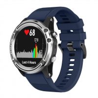 eses Szilikon szíj Garminhoz - Sötétkék, QuickFit 20 mm