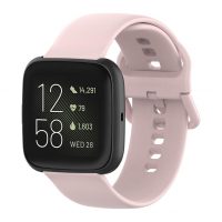 eses Szilikon szíj Fitbit Versa készülékhez - S méret, rózsaszín