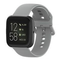 eses Szilikon szíj Fitbit Versa - S méret, szürke