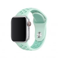 eses Szilikon szíj Apple Watchhoz - Zöld, S, M, L - 42mm, 44mm, 45mm, 49mm