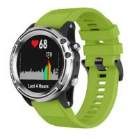 eses Szilikon szíj Garminhoz - Zöld, QuickFit 22 mm