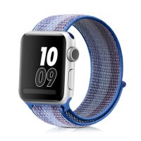 eses Nylon szíj Apple Watchhoz - Kék csíkok 38mm, 40mm, 41mm