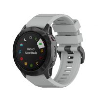 eses Sport szilikon szíj Garminhoz - Szürke, QuickFit 26 mm