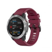 eses Sport szilikon szíj Garminhoz - Bordó, QuickFit 22 mm