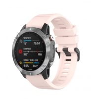 eses Sport szilikon szíj Garminhoz - Világos rózsaszín, QuickFit 22 mm