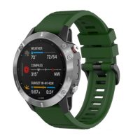 eses Sport szilikon szíj Garminhoz - Sötétzöld, QuickFit 22 mm