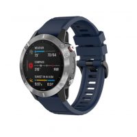 eses Sport szilikon szíj Garminhoz - Sötétkék, QuickFit 22 mm