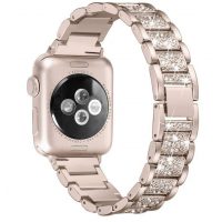 eses Luxus fém szíj az Apple Watch-hoz - Homok arany 38mm, 40mm, 41mm