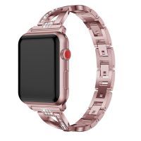 eses Fém elegáns szíj Apple Watchhoz - Rózsaszín 38mm, 40mm, 41mm