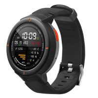 eses Szilikon pánt Xiaomi Amazfit Verge készülékhez - Fekete