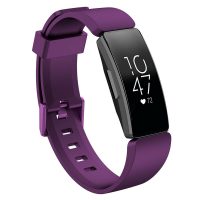 eses Szilikon pánt Fitbit Inspire 1, 2, HR, Ace 2 a 3 - Lila