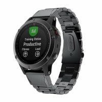 eses Fém pánt Garminhoz - Fekete, QuickFit 26 mm