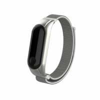 eses Nylon pánt a Xiaomi Mi Band 3 és Xiaomi Mi band 4 modellekhez - Világosszürke