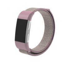 eses Nylon pánt Fitbit Charge 2 - Lila és rózsaszínű