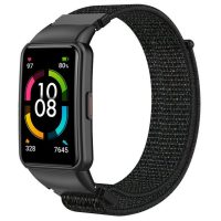 eses Nylon pánt a Huawei és Honor Band 6 készülékhez - Fekete