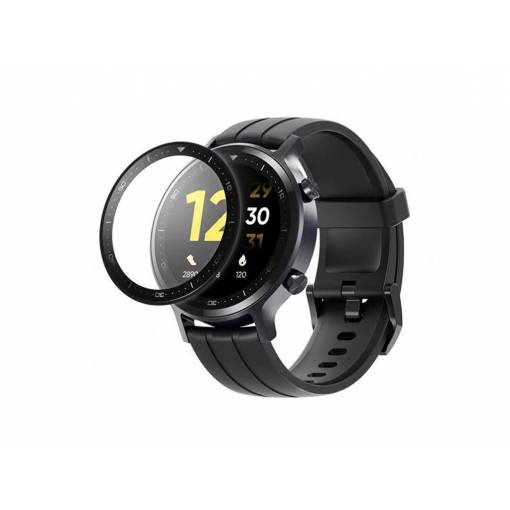 Foto - Védőfólia fekete szegéllyel a Realme Watch S-hez