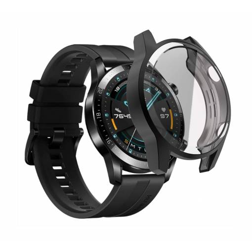 Foto - Védőburkolat Huawei Watch GT 2 - Fekete, 46 mm
