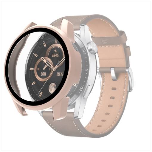 Foto - Védőburkolat Huawei Watch GT 3 készülékhez - Világos rózsaszín, 46 mm
