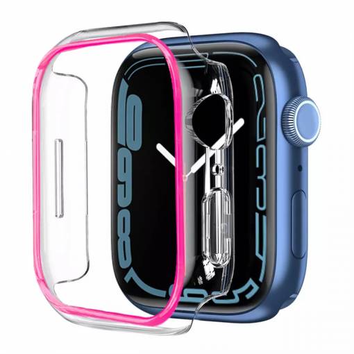 Foto - Apple Watch védőkeret - Világító rózsaszín, 40 mm