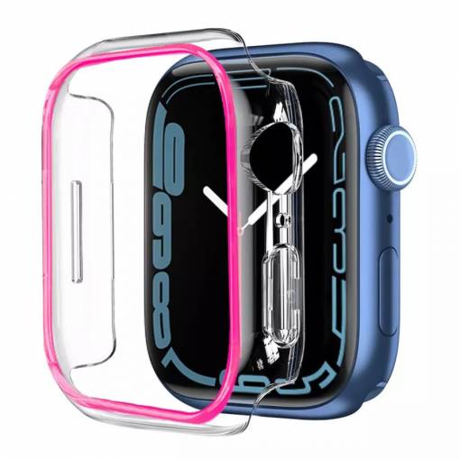 Foto - Védőkeret Apple Watch készülékhez - Rózsaszín, 41 mm