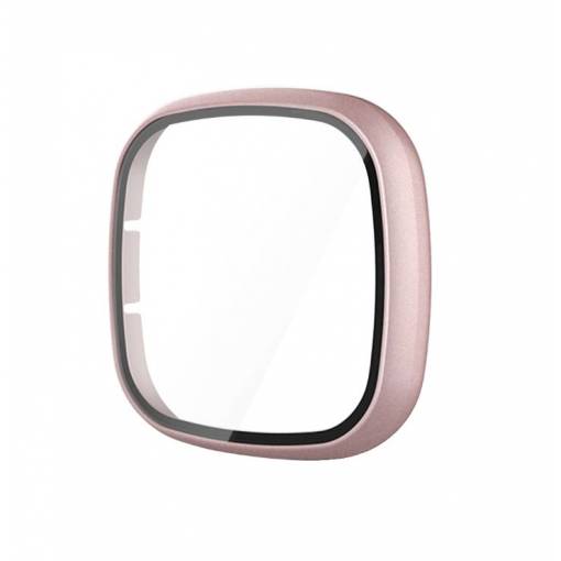 Foto - Védőhuzat Fitbit Versa 3 és Sense készülékekhez – Fényes rózsaszín