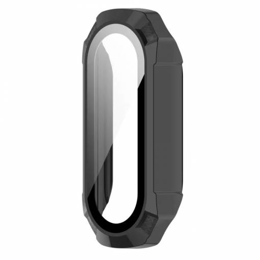 Foto - Xiaomi Mi Band 4, 5 és 6 védőburkolat - Fekete