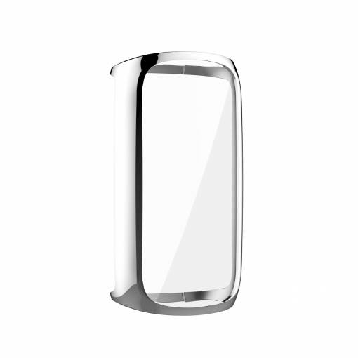 Foto - Szilikon borítás Fitbit Luxe készülékhez - Ezüst