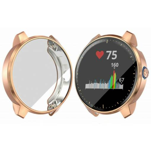 Foto - Szilikon borítás Garmin Vivoactive 3 Music készülékhez - Rózsaarany