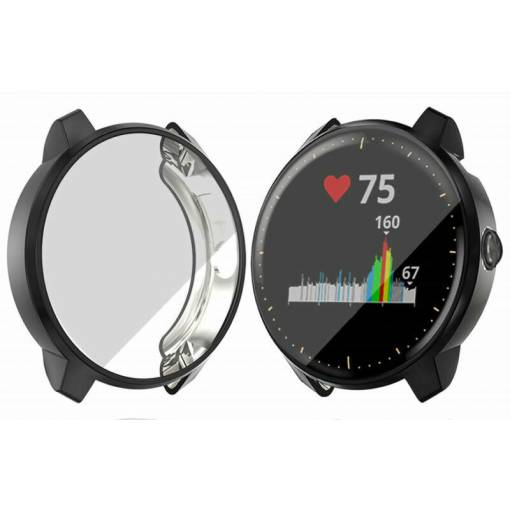 Foto - Szilikon borítás Garmin Vivoactive 3 Music készülékhez - Fekete