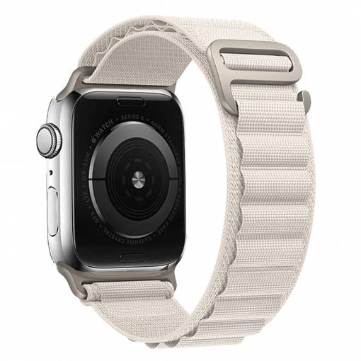 Foto - eses Alpine húzás Apple Watch-hoz - Bézs 38mm, 40mm, 41mm