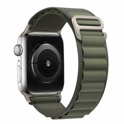 Foto - eses Alpine húzás Apple Watch-hoz - Sötétzöld 38mm, 40mm, 41mm