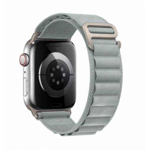 Foto - eses Alpine húzás Apple Watch-hoz - Szürke 42 mm, 44 mm, 45 mm, 49 mm