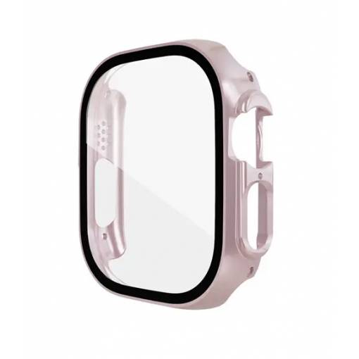 Foto - Védőborítás Apple Watch Ultra készülékhez - Fényes rózsaszín, 49 mm