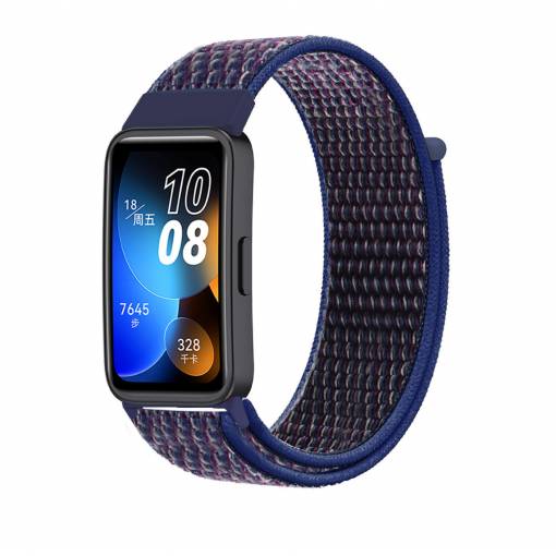 Foto - eses Nylon szíj Huawei Band 8-hoz - Lila