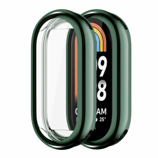 Foto - Szilikon borítás a Xiaomi Mi band 8-hoz - Zöld