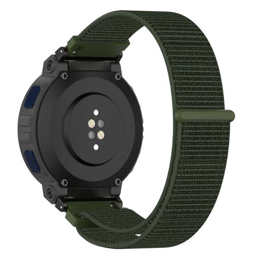 Foto - eses Nylon tépőzáras pánt Amazfit Active Edge készülékhez - Zöld