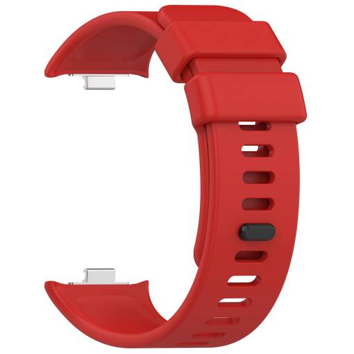 Foto - eses Szilikon szíj Xiaomi Redmi Watch 4 és Xiaomi Smart Band 8 Pro órákhoz - Red