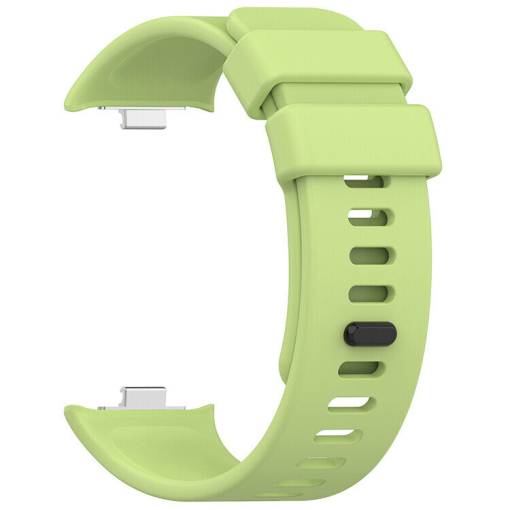 Foto - eses Szilikon szíj Xiaomi Redmi Watch 4, Smart Band 8 Pro és 9 Pro órákhoz - Világoszöld