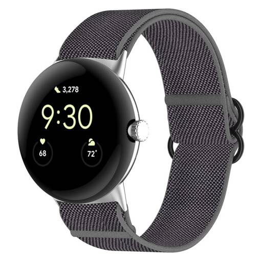 Foto - eses Gumiszalag Google Pixel Watch 1, 2-höz - Szürke