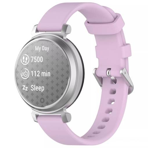 Foto - eses Szilikon szíj Garmin Lily 2 és Garmin Lily 2 Active-höz - Lila, 14 mm