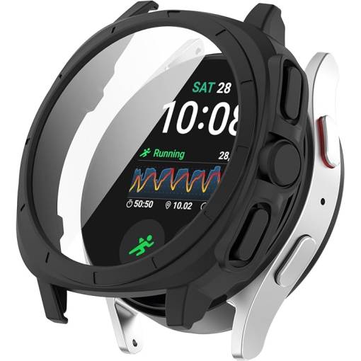 Foto - Szilikon védőburkolat Samsung Galaxy Watch 7 40mm-hez - Fekete