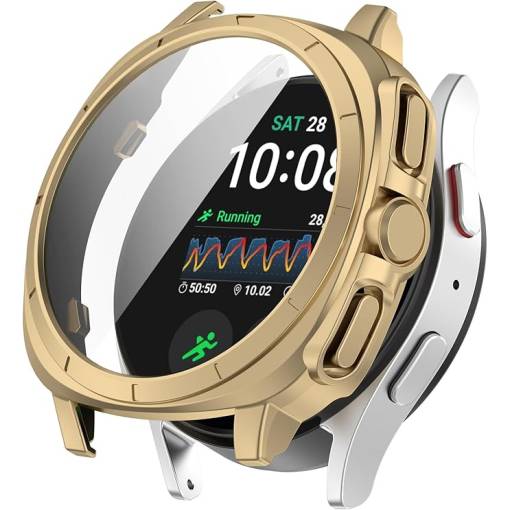 Foto - Szilikon védőburkolat Samsung Galaxy Watch 7 40mm-hez - Arany