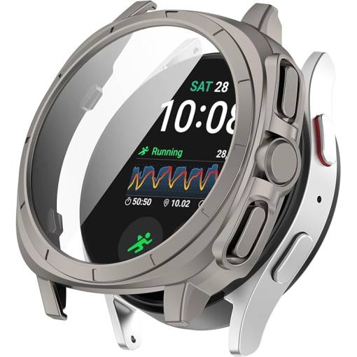 Foto - Szilikon védőburkolat Samsung Galaxy Watch 7 44mm-hez - Szürke