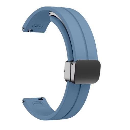 Foto - eses Szilikon szíj mágnescsattal Garmin Lily 2 és Garmin Lily 2 Active-höz - Kék, 14 mm
