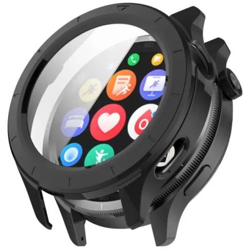 Foto - Védőburkolat Xiaomi Watch S4-hoz - Fekete