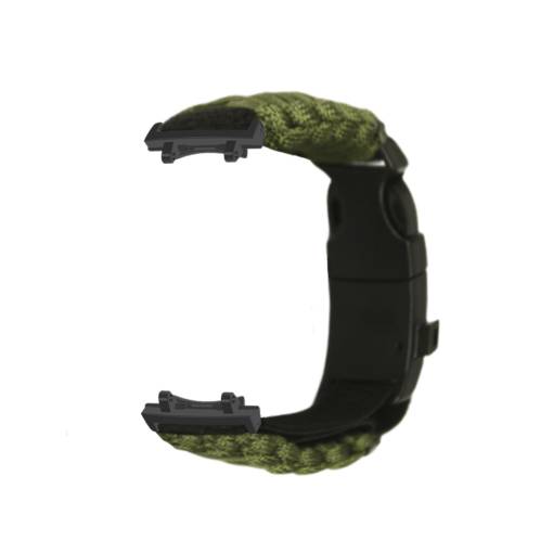 Foto - eses Paracord nylon kültéri szíj Xiaomi Amazfit T-Rex 3-hoz - Zöld